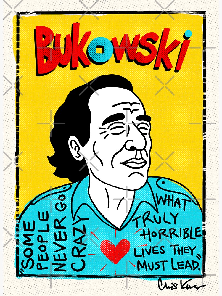 Charles Bukowski by krusefolkart