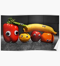 Googly-Eyed Family Poster