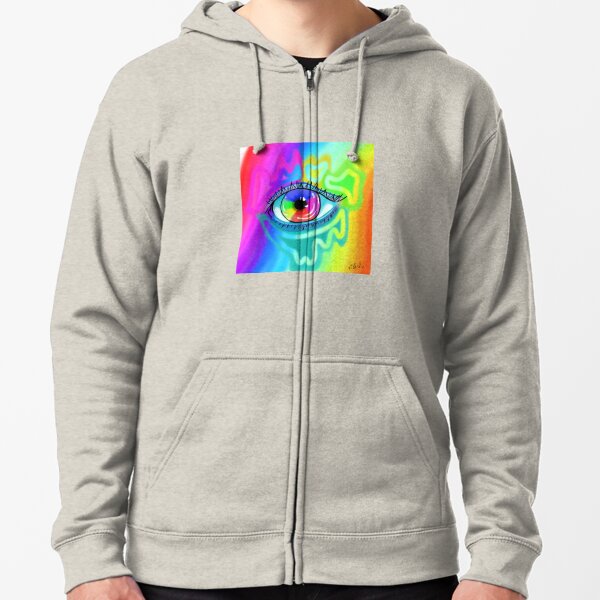 rainbow eye hoodie