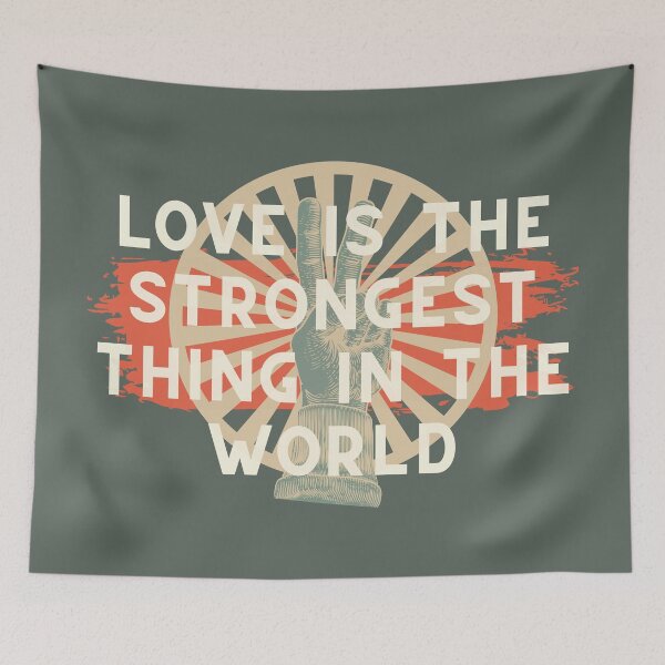 Item preview, Love Is The Strongest Thing In The World // Jojo Rabbit designed and sold by KylieBeth Designs.