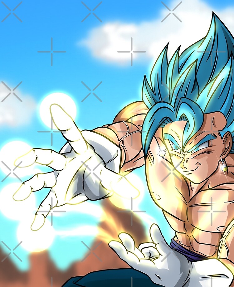 Blue Vegito & Blue Gogeta Tote Bag by thomasDten-Art