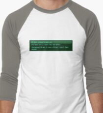 The Conversation Starter Men's Baseball ¾ T-Shirt