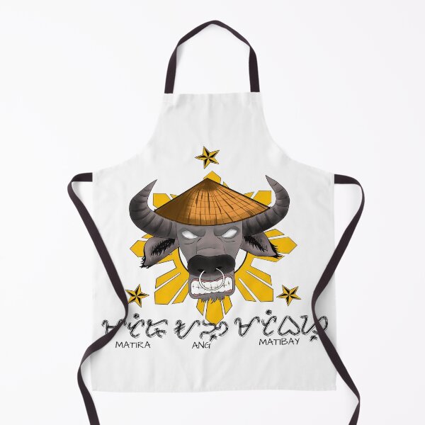 Item preview, Baybayin - Matira ang matibay (Survival of the Fittest) w/ Kalabaw or Carabao with Three Stars & Sun designed and sold by mslam0000g.