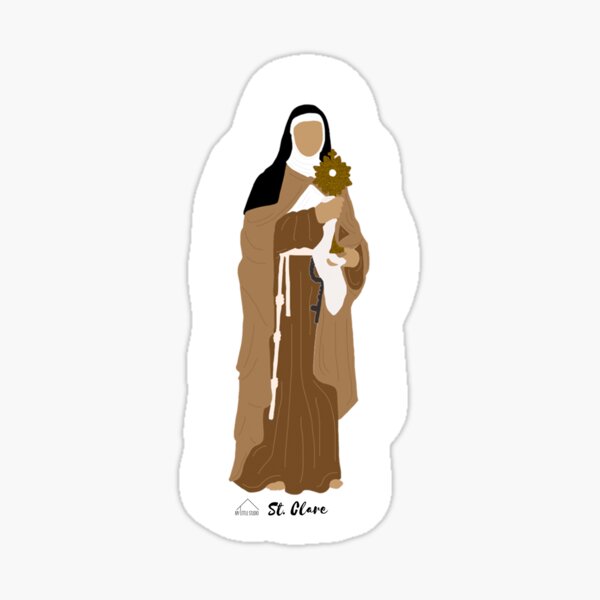 Item preview, St. Clare of Assisi designed and sold by Kelsey Gunkel.