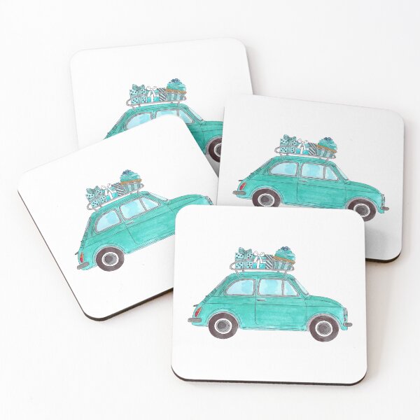 Item preview, Retro Fiat 500 with Gifts designed and sold by portosabbia.