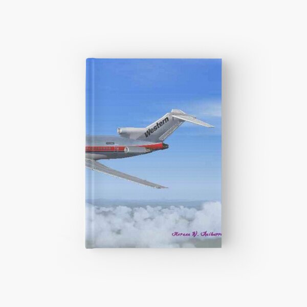 Western Airlines Boeing 727-200 "Budlight Scheme" Hardcover Journal
