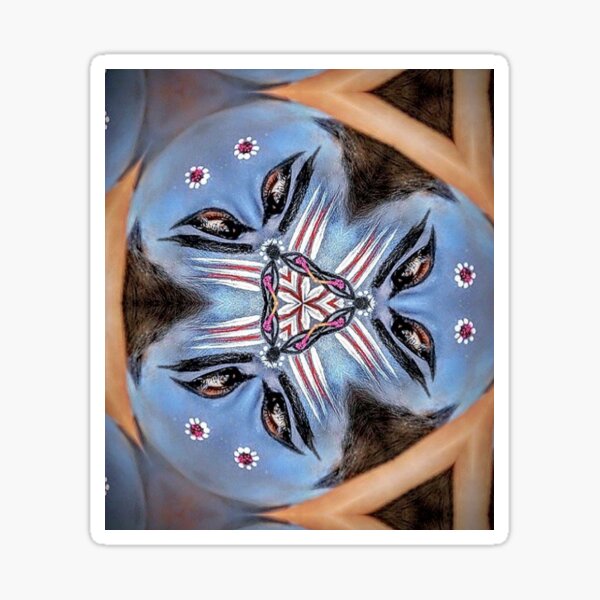 The eye that truly sees. Sticker