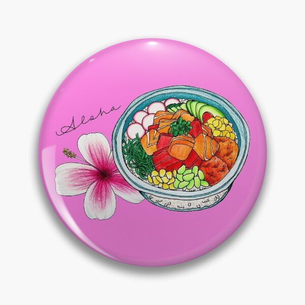 Item preview, Aloha Hawaiian Poke Bowl designed and sold by yazonlin.