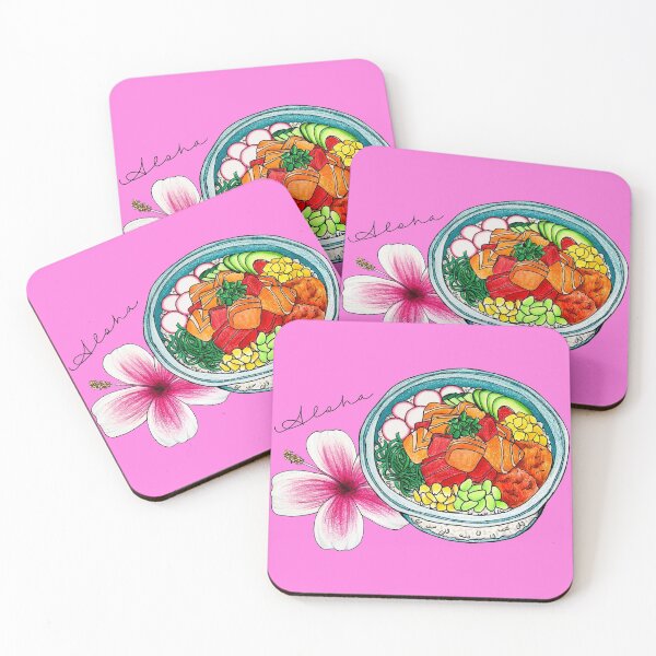 Item preview, Aloha Hawaiian Poke Bowl designed and sold by yazonlin.