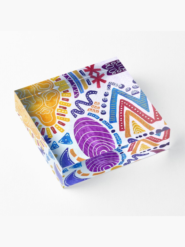 Alternate view of Sunset Sandwich (vertical) Acrylic Block