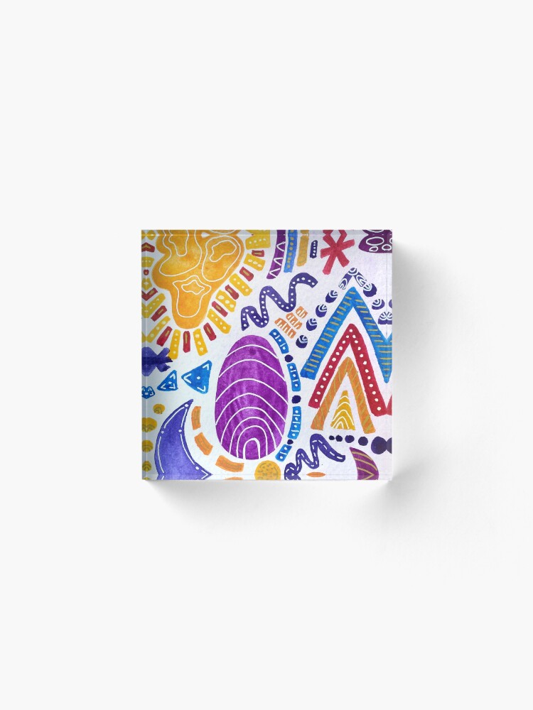 Alternate view of Sunset Sandwich (vertical) Acrylic Block