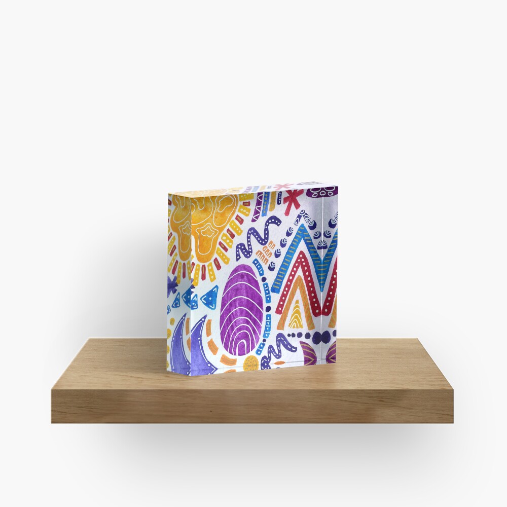 Sunset Sandwich (vertical) Acrylic Block