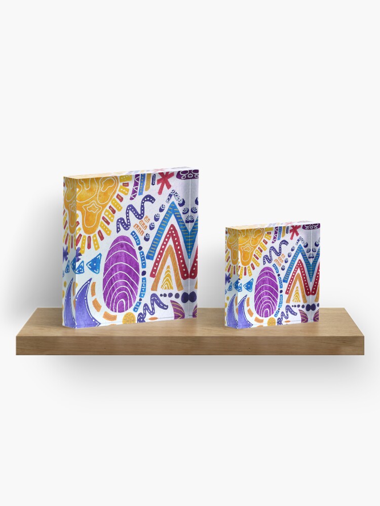 Alternate view of Sunset Sandwich (vertical) Acrylic Block
