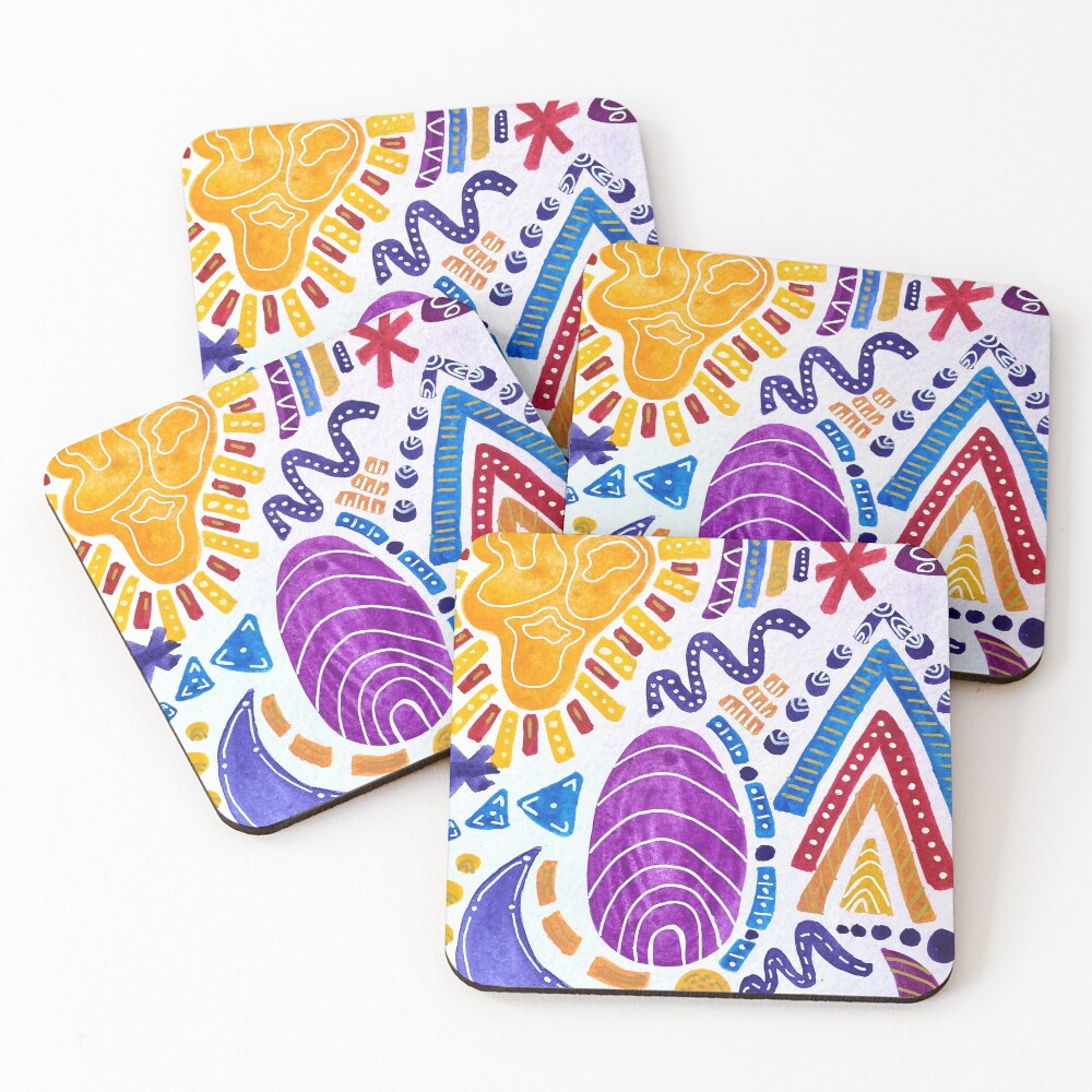 Sunset Sandwich (vertical) Coasters (Set of 4)