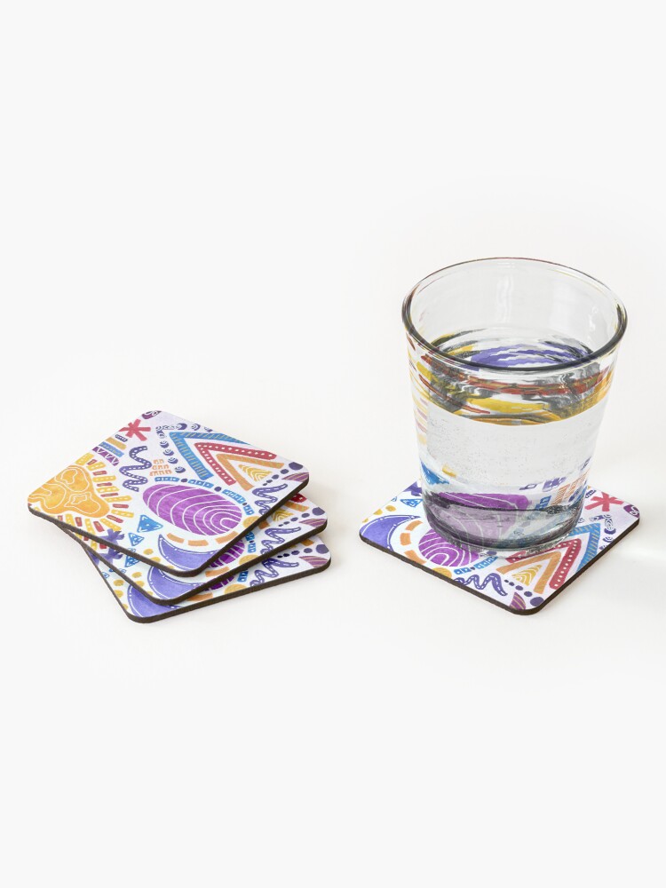 Alternate view of Sunset Sandwich (vertical) Coasters (Set of 4)
