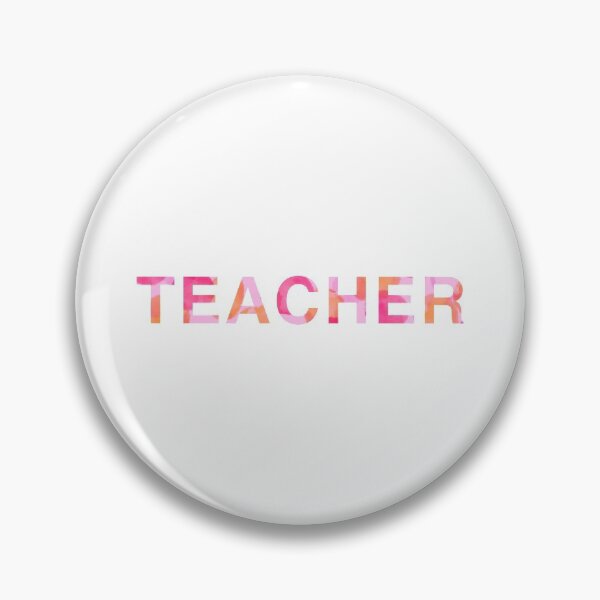 Item preview, Watercolor Teacher Design in Hot Pink designed and sold by WildeandCo.