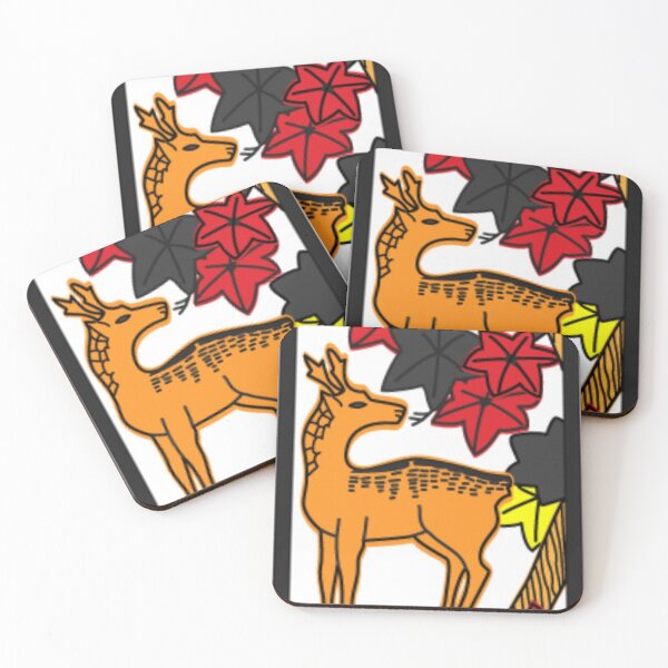 Item preview, Koi-Koi Deer Card Hanafuda Deer Art Card designed and sold by Hard Boiled Greg.