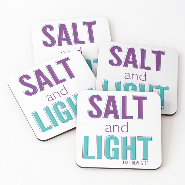 Item preview, Salt & Light - Matthew 5:13 tealpurple designed and sold by davetdesigns.