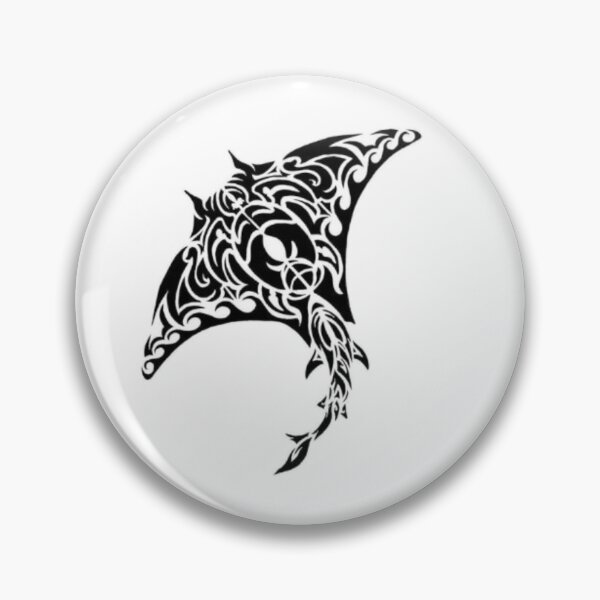Item preview, Manta Ray Tribal Art designed and sold by Jamil Allen.