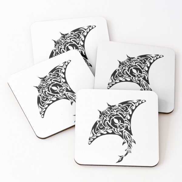 Item preview, Manta Ray Tribal Art designed and sold by Jamil Allen.