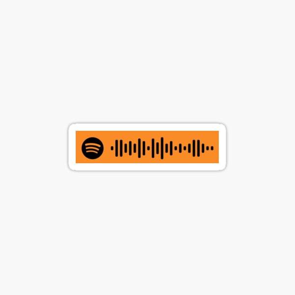October Alessia Cara Spotify Code Sticker By Eichhornmadison Redbubble - login alessia cara roblox id