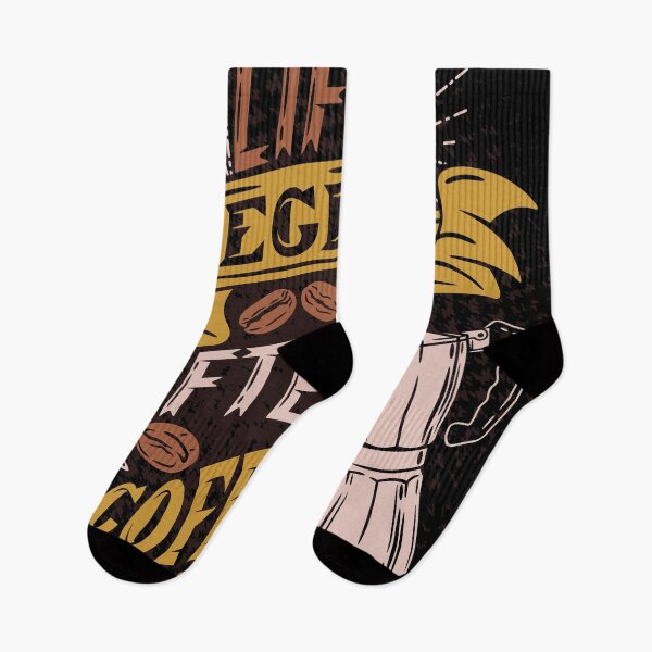 Item preview, Life begins after coffee apparel, black designed and sold by coffeeapparel.