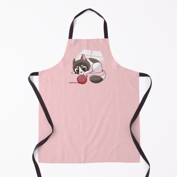 Item preview, Kitty Cat Playing With Yarn designed and sold by Cute and Funny Animal Art Designs.