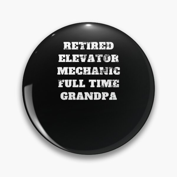Item preview, Retired elevator mechanic full time grandpa Retro Vintage designed and sold by Jeangel97.