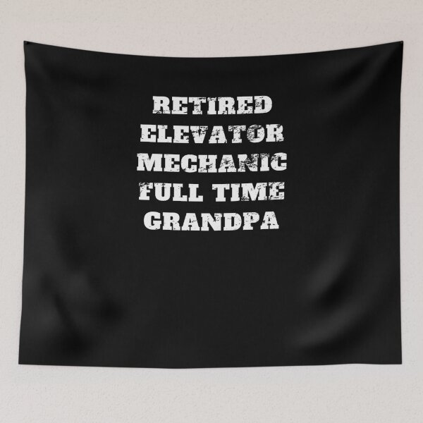 Item preview, Retired elevator mechanic full time grandpa Retro Vintage designed and sold by Jeangel97.