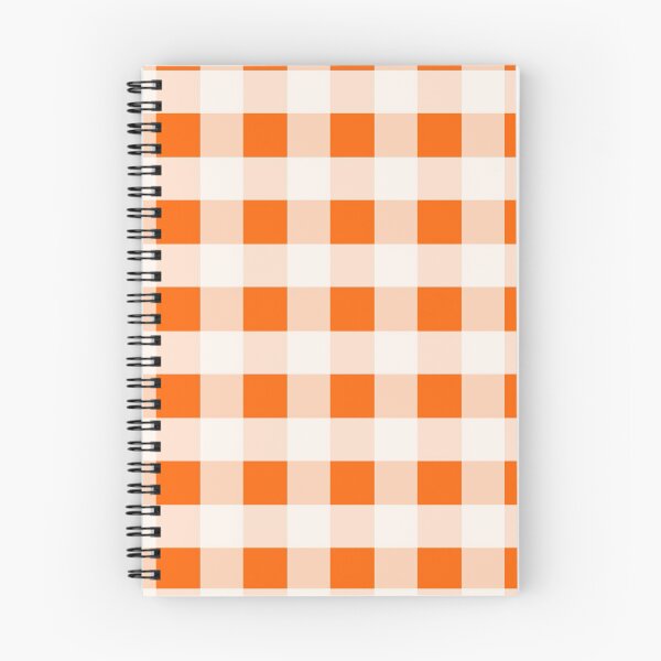 Item preview, Orange and White Buffalo Plaid Pattern designed and sold by Bumblefuzzies.