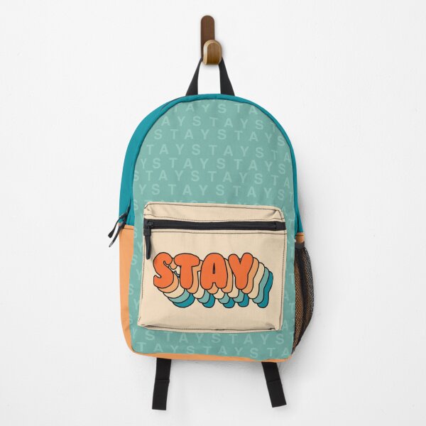 Item preview, Stray Kids STAY Text Blue Orange Retro Cute designed and sold by SugarSaint.