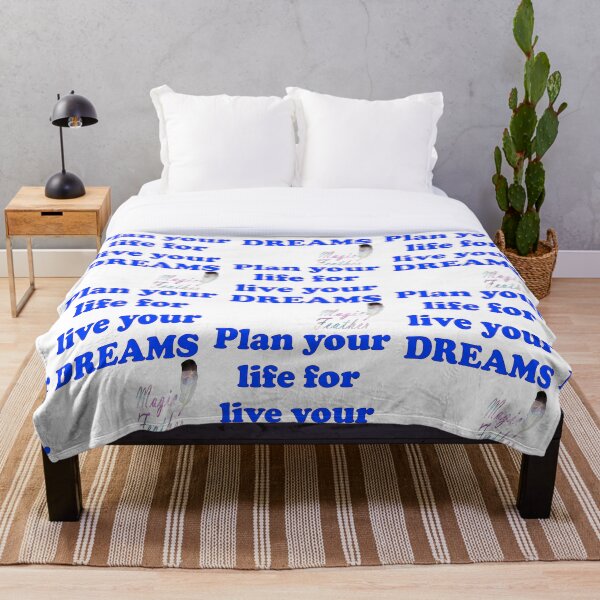 Item preview, Plan life live dreams magic feather designed and sold by Redmoon9.