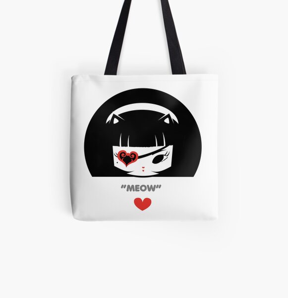 Meow All Over Print Tote Bag