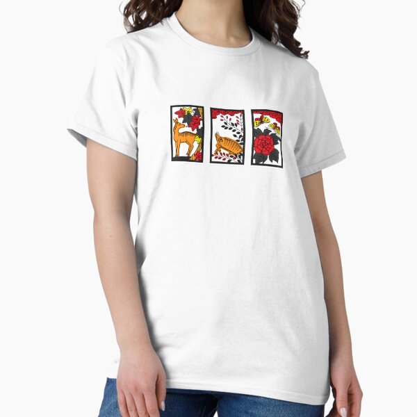 Artikel-Vorschau von Hirsch Eber Schmetterling Hanafuda Hand Koi Koi, designt und verkauft von hardboiledgreg.