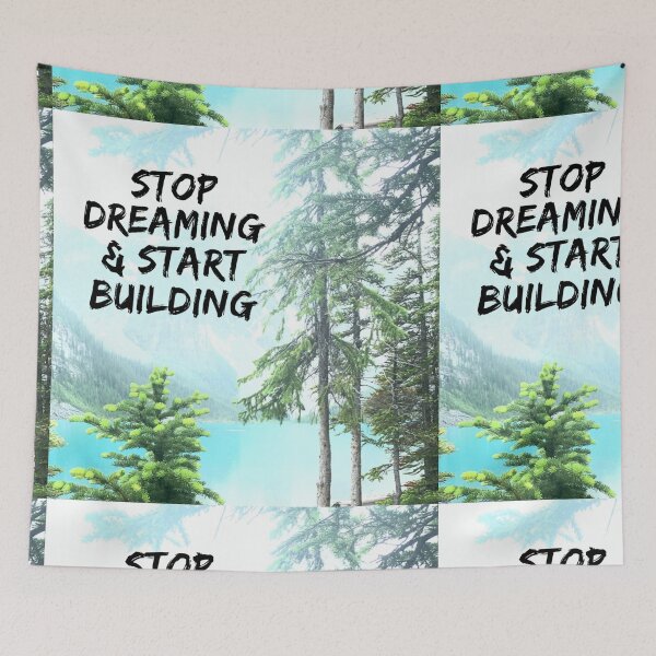 Item preview, Stop Dreaming and Start Building designed and sold by homesteadswag.