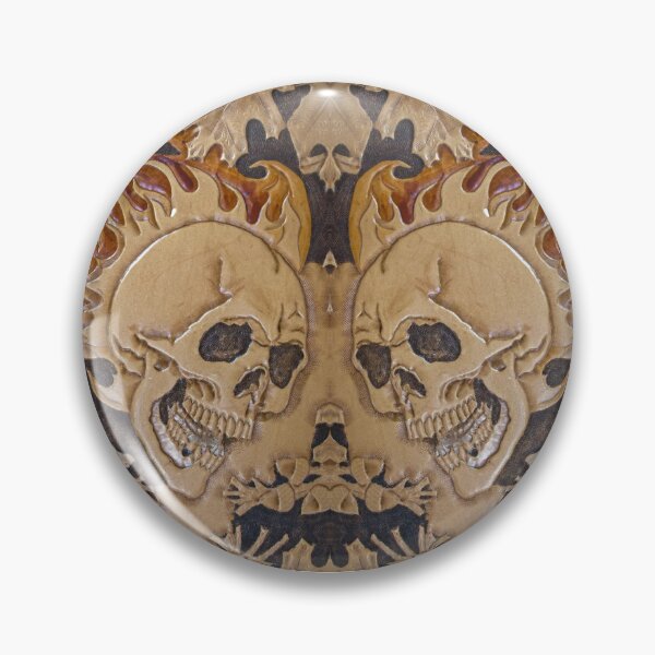 Item preview, TOOLED TWIN SKULLS by Joeville13 designed and sold by markramm.