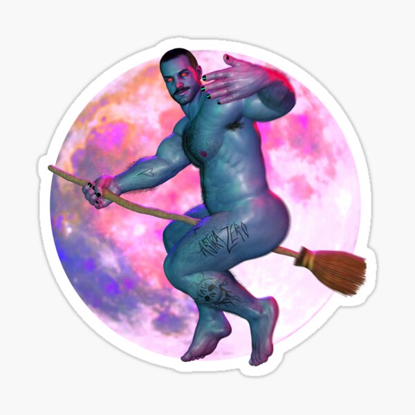 Astra Zero - Look babe, New Nails - Gay Witch Sticker