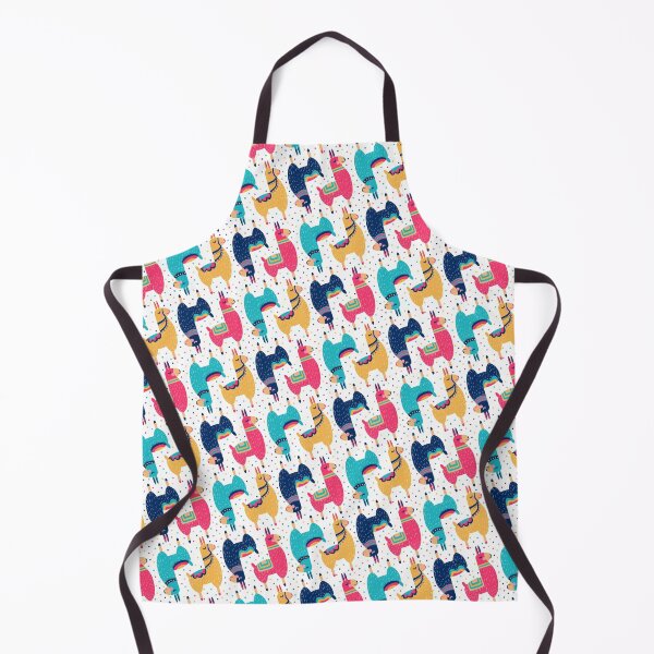 Item preview, Colorful Cute Llamas Pattern designed and sold by Cute and Funny Animal Art Designs.
