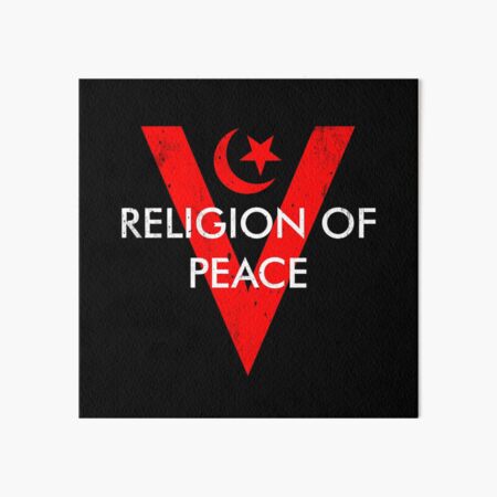 Religion of Peace Art Board Print