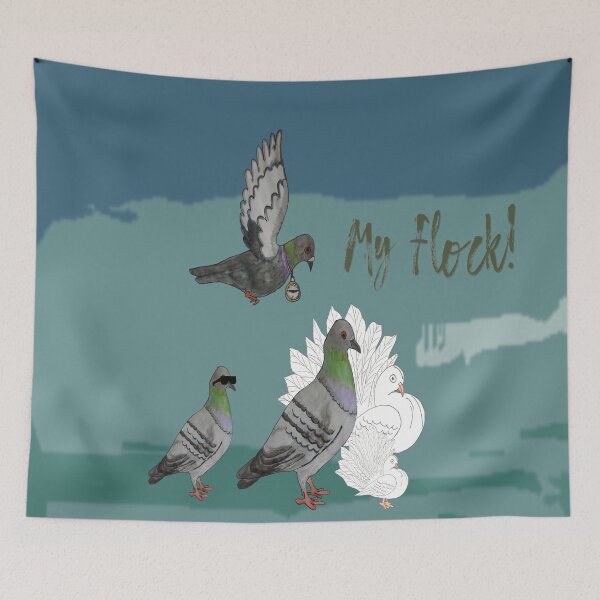 Item preview, My Flock - Pigeon Flock designed and sold by ABY-Creative.