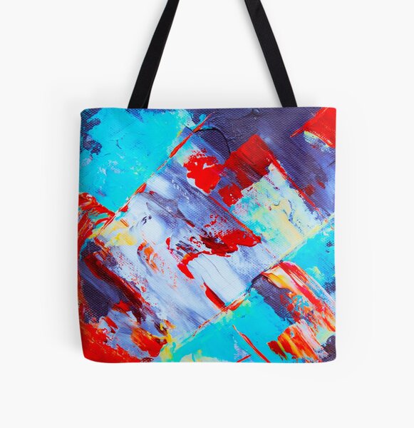 Item preview, Abstract in Red and Blue designed and sold by pugmom4.