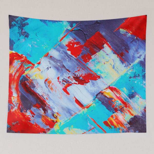 Item preview, Abstract in Red and Blue designed and sold by pugmom4.