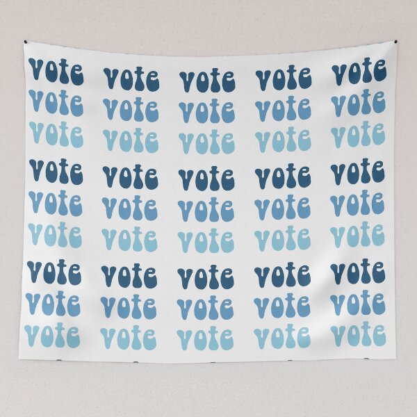 Item preview, vote blue designed and sold by graphicgal.