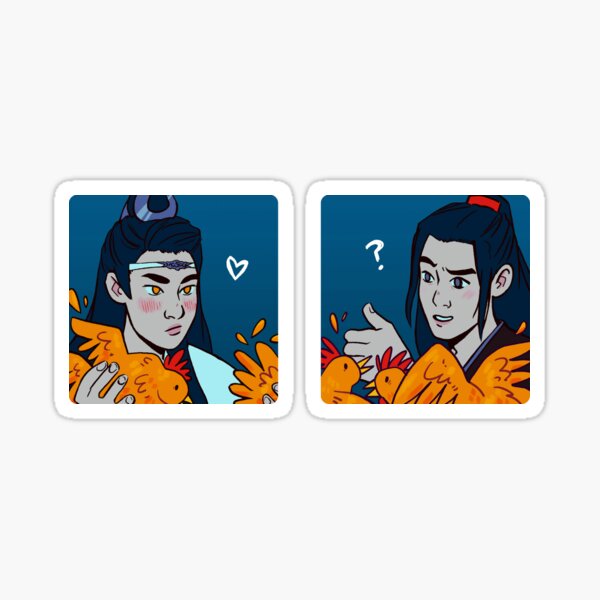 MDZS: Chickens Sticker
