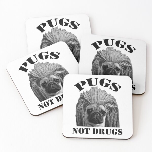 Item preview, Pugs Not Drugs designed and sold by Maria  Gonzalez.