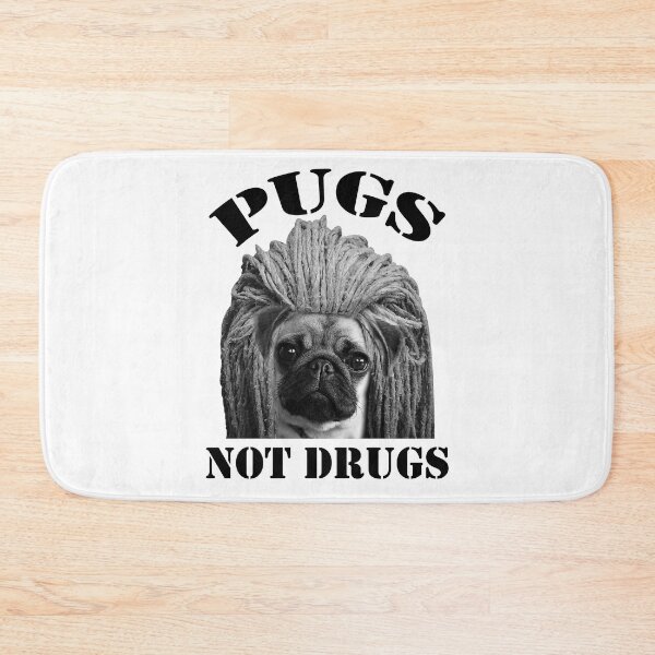 Item preview, Pugs Not Drugs designed and sold by Maria  Gonzalez.