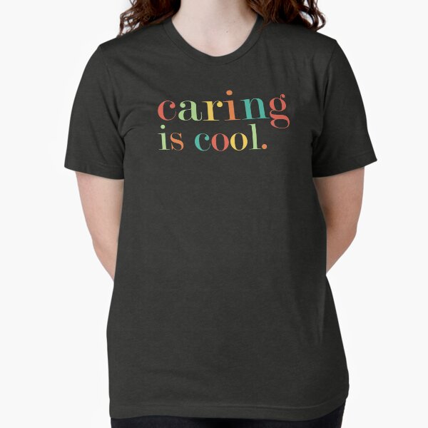 Item preview, Caring is Cool designed and sold by oneprettyprint.