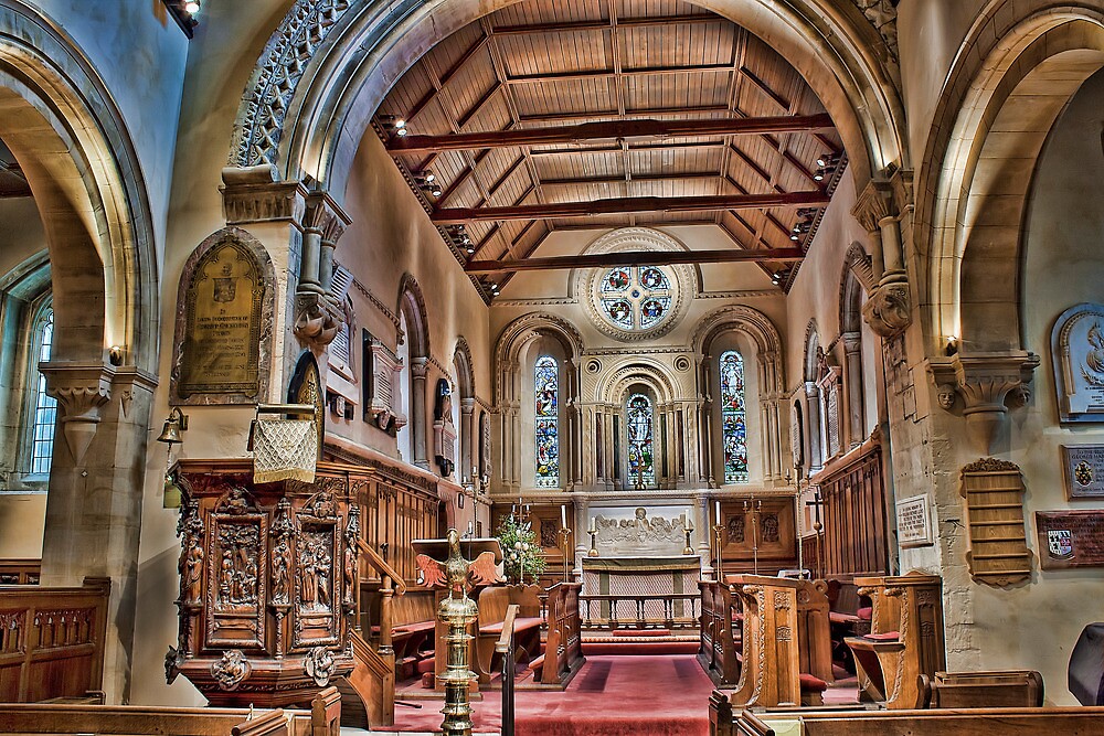 "St Michael Mickleham" by Dave Godden Redbubble