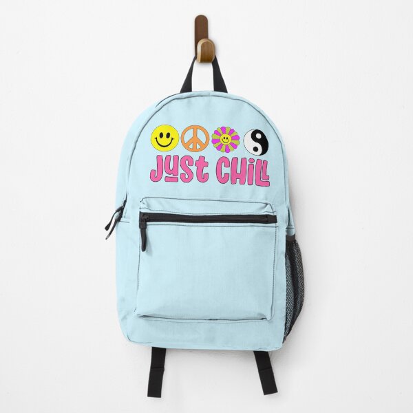 Item preview, Smiley Face ‘Just Chill’ 90s Throwback designed and sold by Shiny Plastic Rainbow.