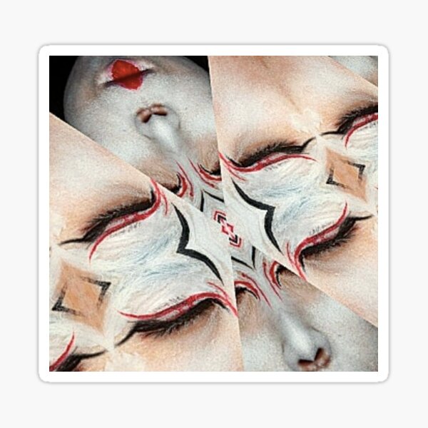 Falling into a new dimension outside of time. Sticker